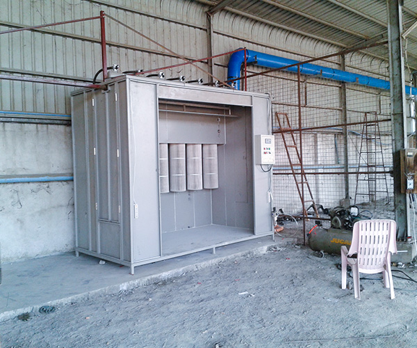single power spray booth2