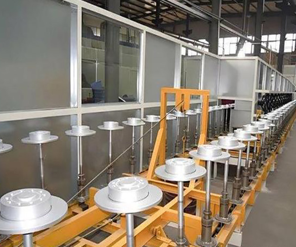 Ground chain conveyor line